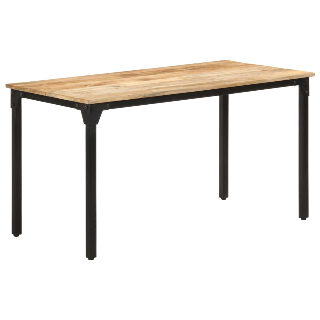 Tavolo da Pranzo 140x70x76 cm in Legno di Mango Grezzo | homemem39