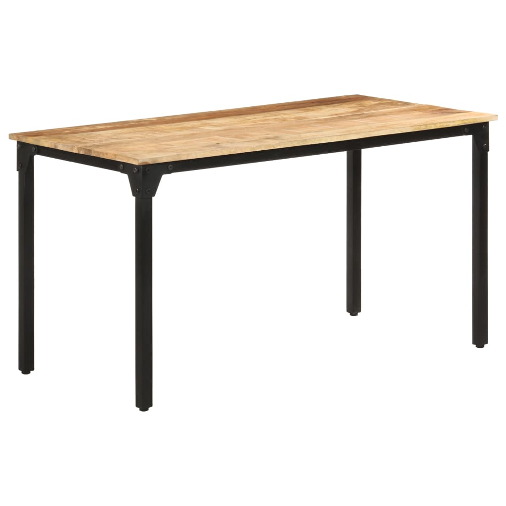 Tavolo da Pranzo 140x70x76 cm in Legno di Mango Grezzo | homemem39