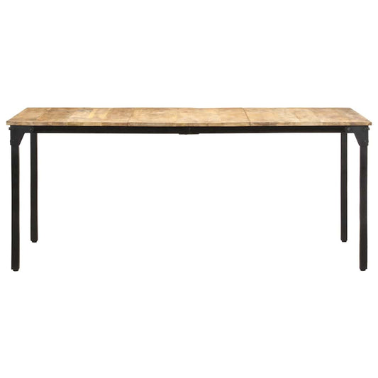 Tavolo da Pranzo 180x90x76 cm in Legno di Mango Grezzo | homemem39