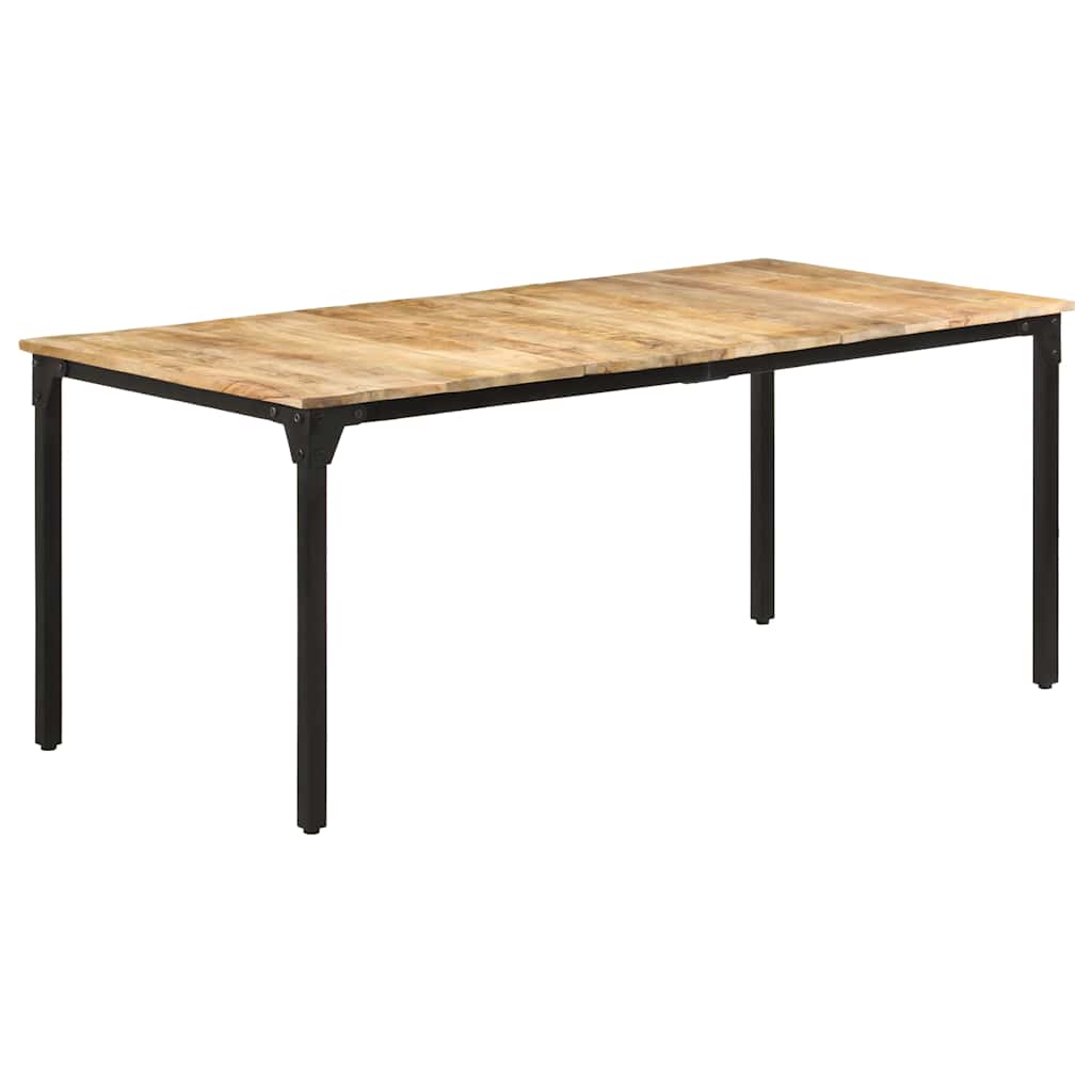Tavolo da Pranzo 180x90x76 cm in Legno di Mango Grezzo | homemem39