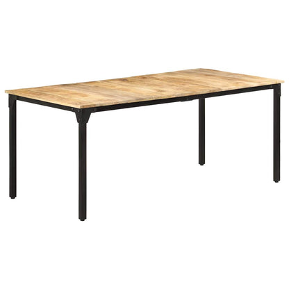 Tavolo da Pranzo 180x90x76 cm in Legno di Mango Grezzo | homemem39