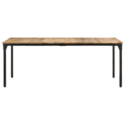 Tavolo da Pranzo 200x100x76 cm in Legno di Mango Grezzo | homemem39
