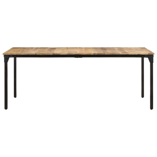 Tavolo da Pranzo 200x100x76 cm in Legno di Mango Grezzo