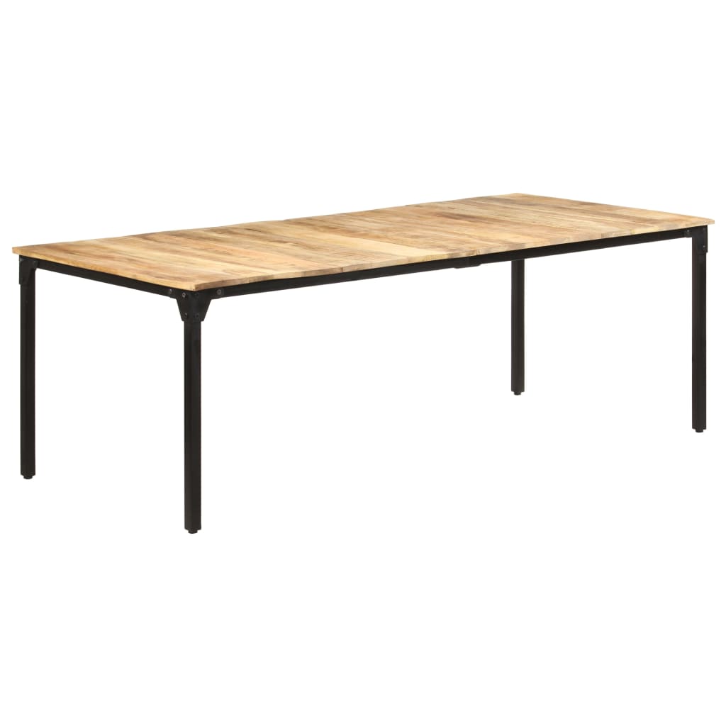 Tavolo da Pranzo 220x100x76 cm in Legno di Mango Grezzo | homemem39