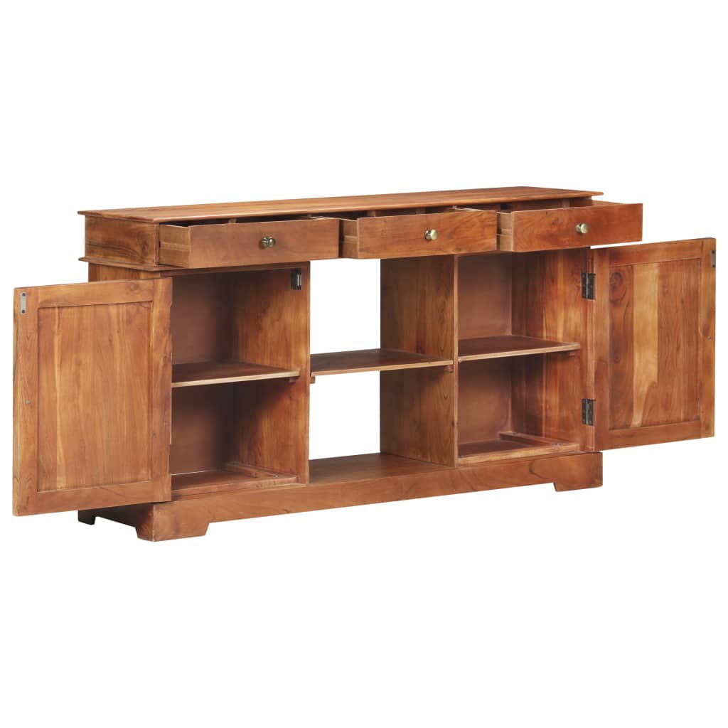 Credenza 135x35x75 cm in Legno Massello di Acacia | homemem39
