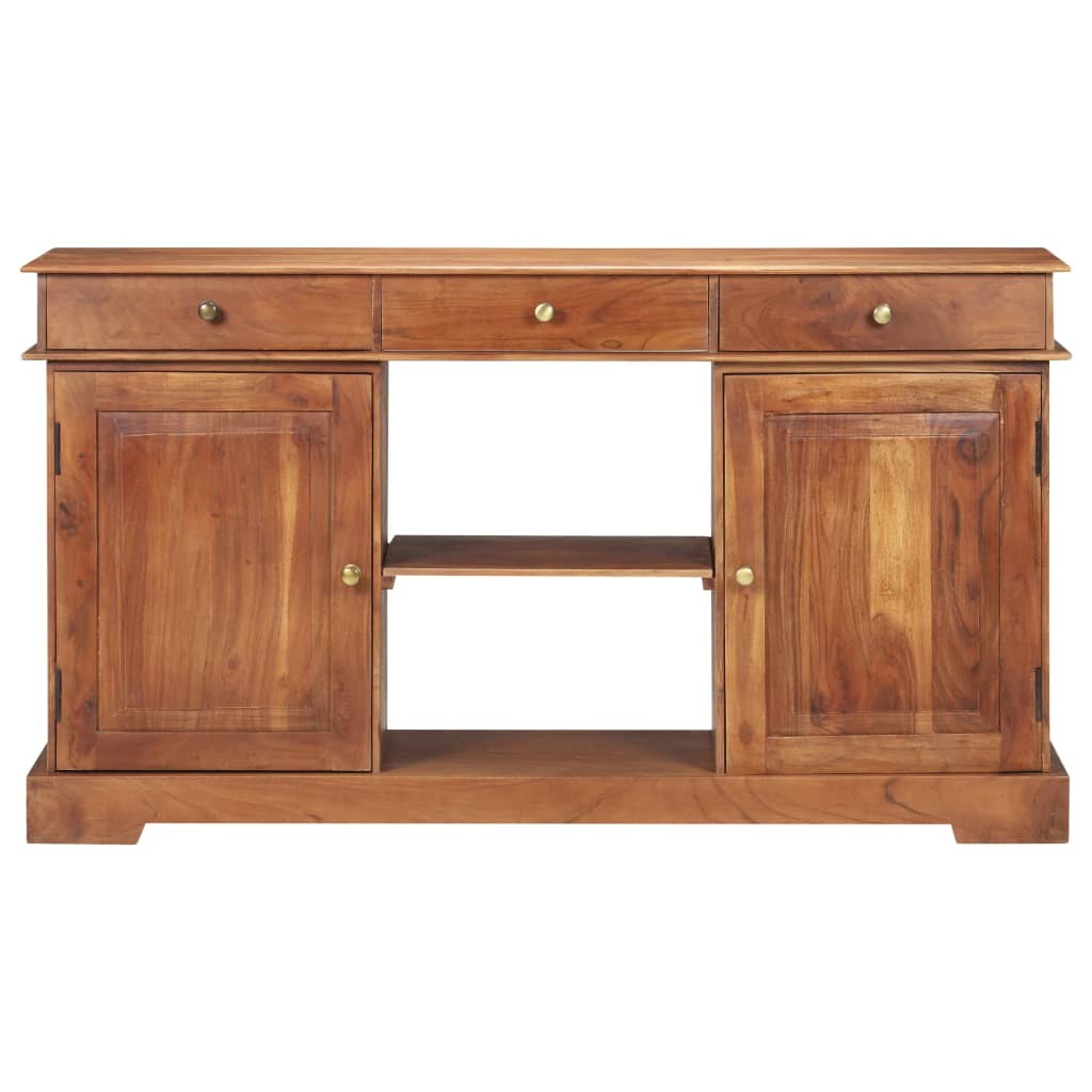 Credenza 135x35x75 cm in Legno Massello di Acacia | homemem39