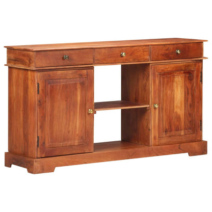 Credenza 135x35x75 cm in Legno Massello di Acacia | homemem39