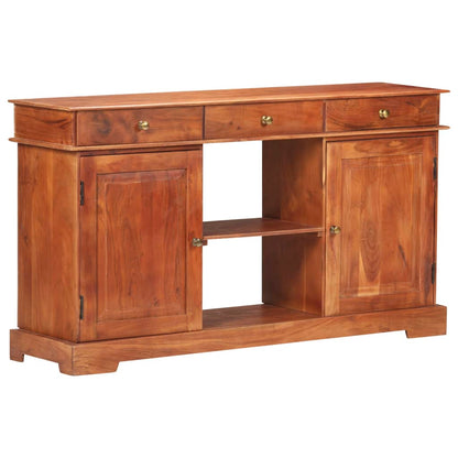 Credenza 135x35x75 cm in Legno Massello di Acacia | homemem39
