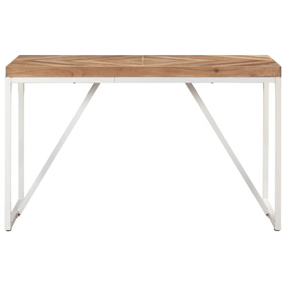 Tavolo da Pranzo 120x60x76 cm Legno Massello di Acacia e Mango - homemem39