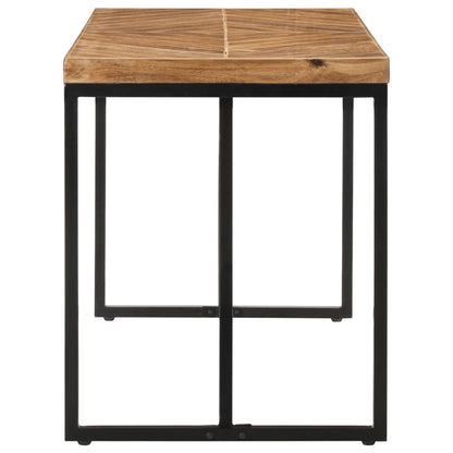 Tavolo da Pranzo 120x60x76 cm Legno Massello di Acacia e Mango | homemem39