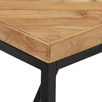 Tavolo da Pranzo 120x60x76 cm Legno Massello di Acacia e Mango | homemem39