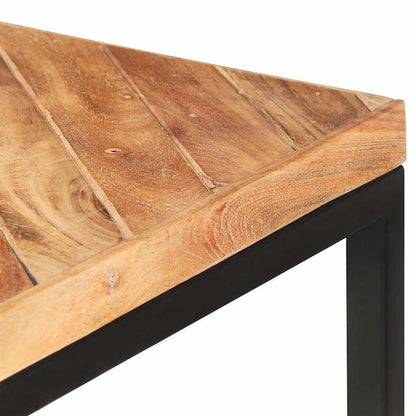 Tavolo da Pranzo Legno Massello di Acacia e Mango