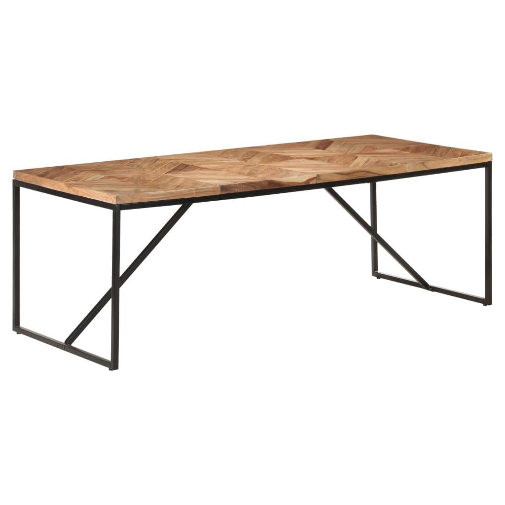 Tavolo da Pranzo 200x90x76 cm Legno Massello di Acacia e Mango | homemem39
