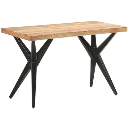 Tavolo da Pranzo 120x60x76 cm in Legno Massello di Acacia | homemem39