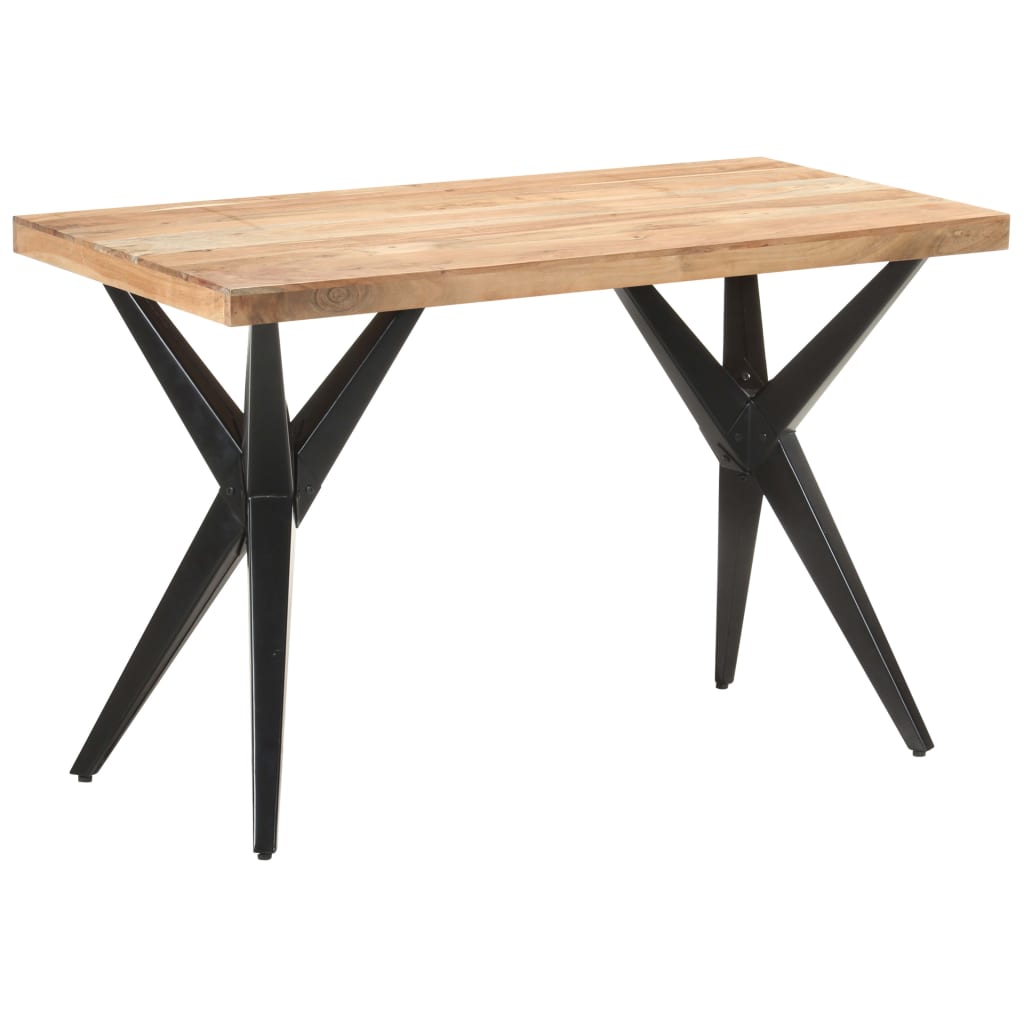 Tavolo da Pranzo 120x60x76 cm in Legno Massello di Acacia | homemem39