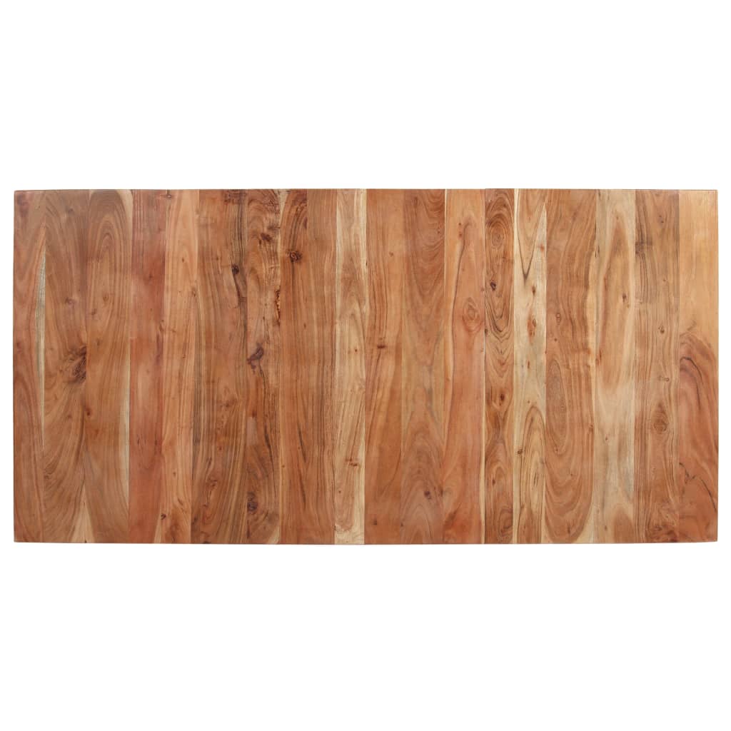 Tavolo da Pranzo 160x80x76 cm in Legno Massello di Acacia | homemem39