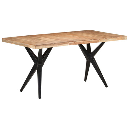 Tavolo da Pranzo 160x80x76 cm in Legno Massello di Acacia | homemem39