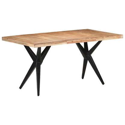 Tavolo da Pranzo in Legno Massello di Acacia