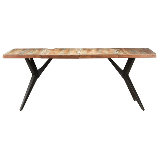 Tavolo da Pranzo 200x90x76 cm in Legno Massello di Recupero | homemem39