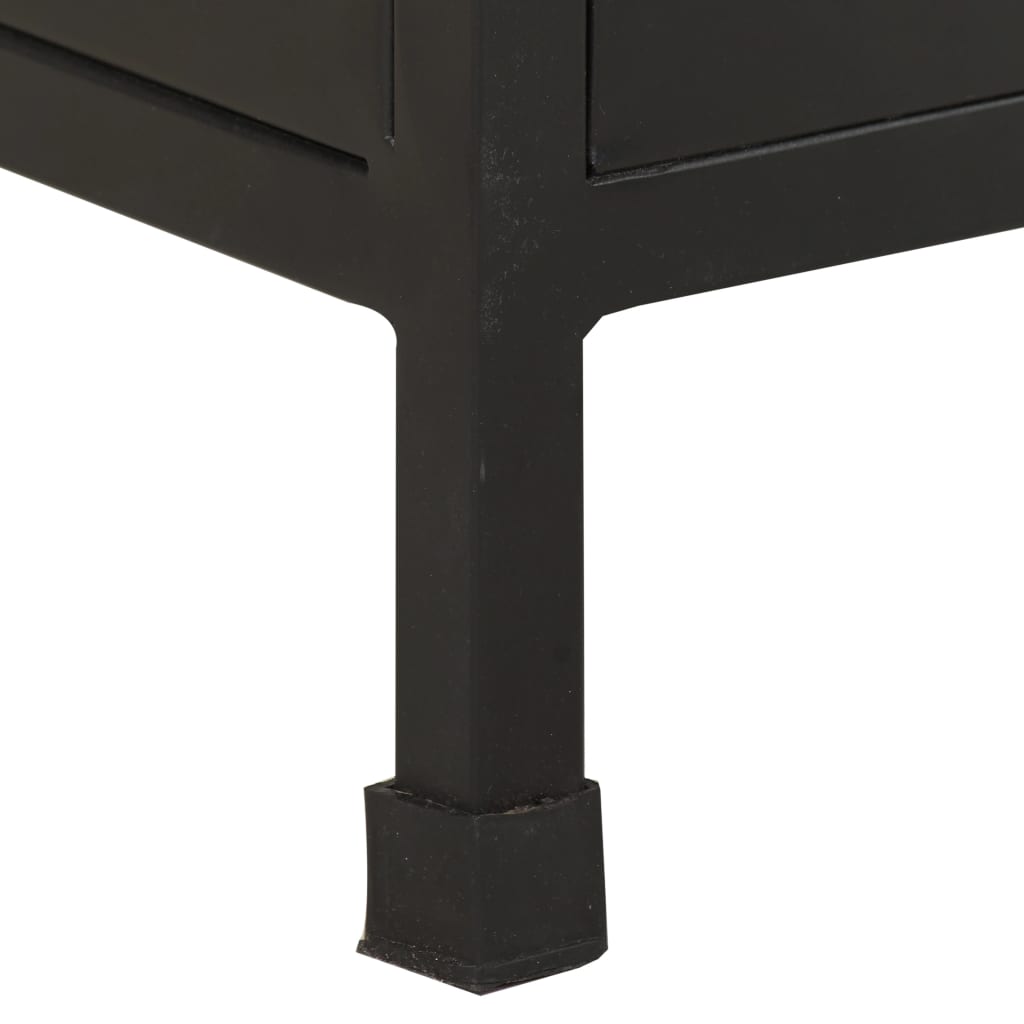 Credenza 47x35x76 cm in Legno di Mango Grezzo - homemem39