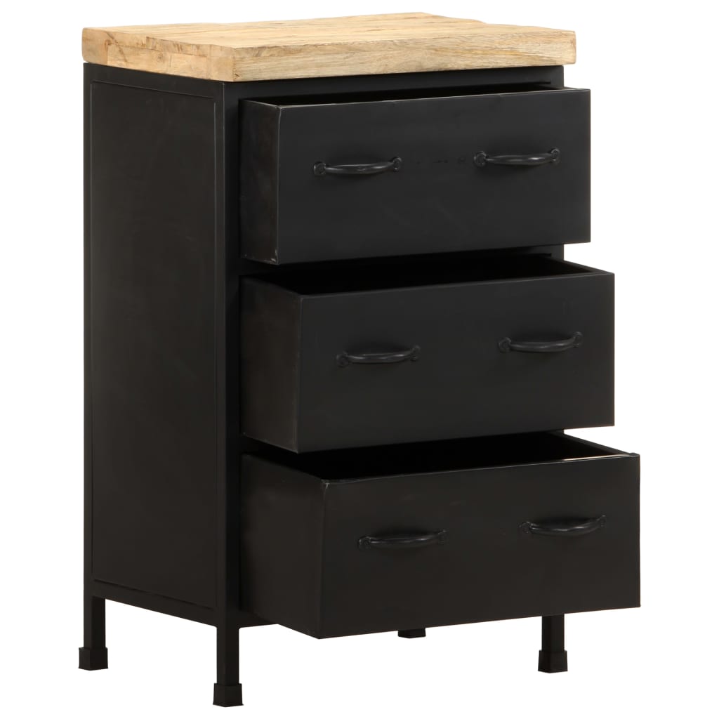 Credenza 47x35x76 cm in Legno di Mango Grezzo | homemem39