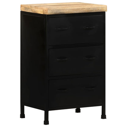 Credenza 47x35x76 cm in Legno di Mango Grezzo | homemem39