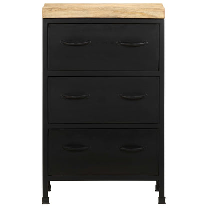 Credenza 47x35x76 cm in Legno di Mango Grezzo | homemem39