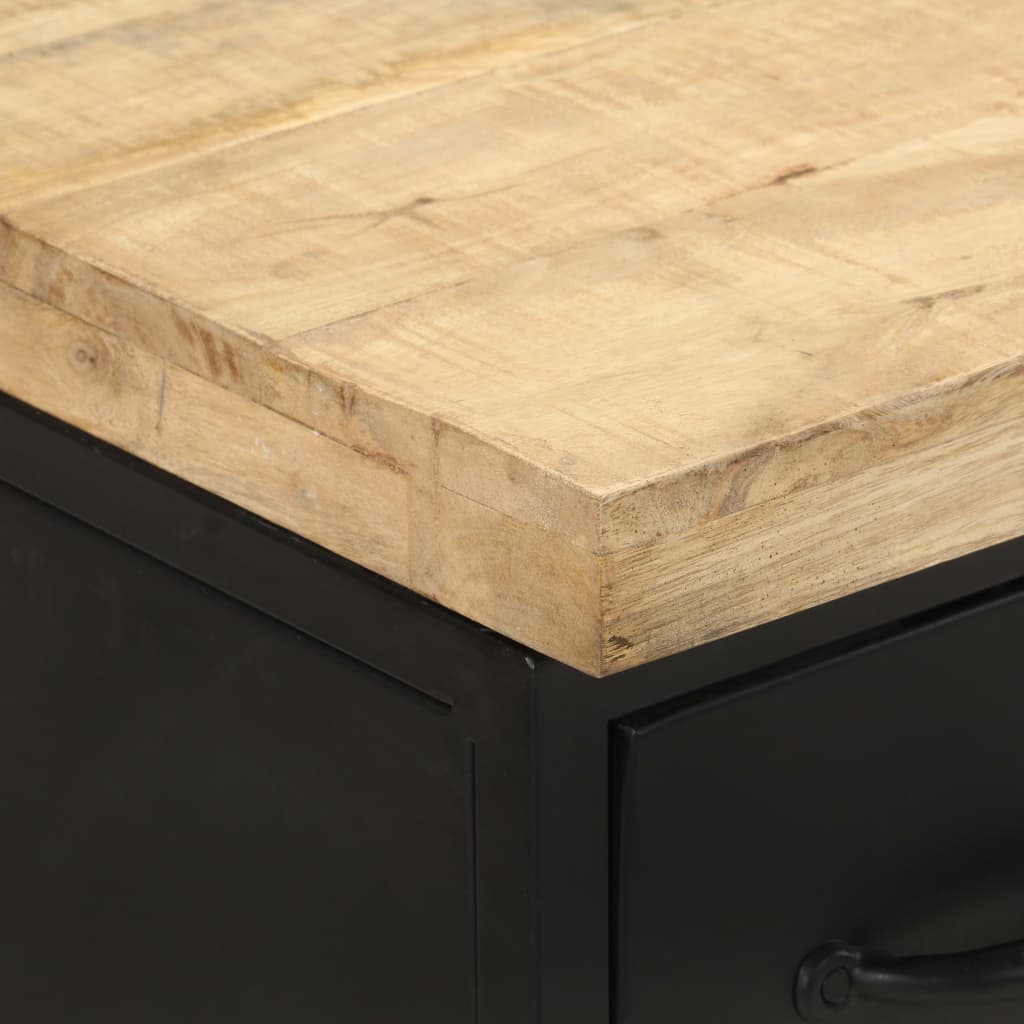 Credenza 47x35x76 cm in Legno di Mango Grezzo | homemem39