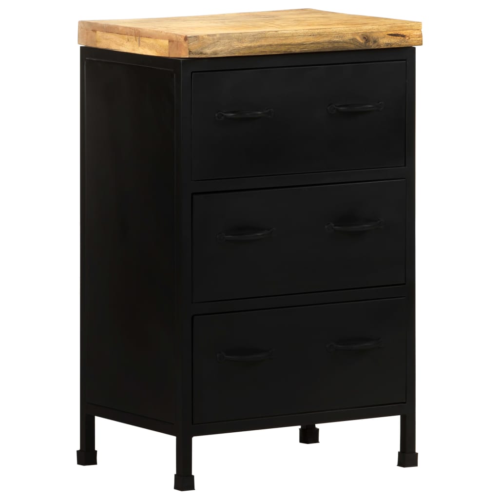 Credenza 47x35x76 cm in Legno di Mango Grezzo | homemem39