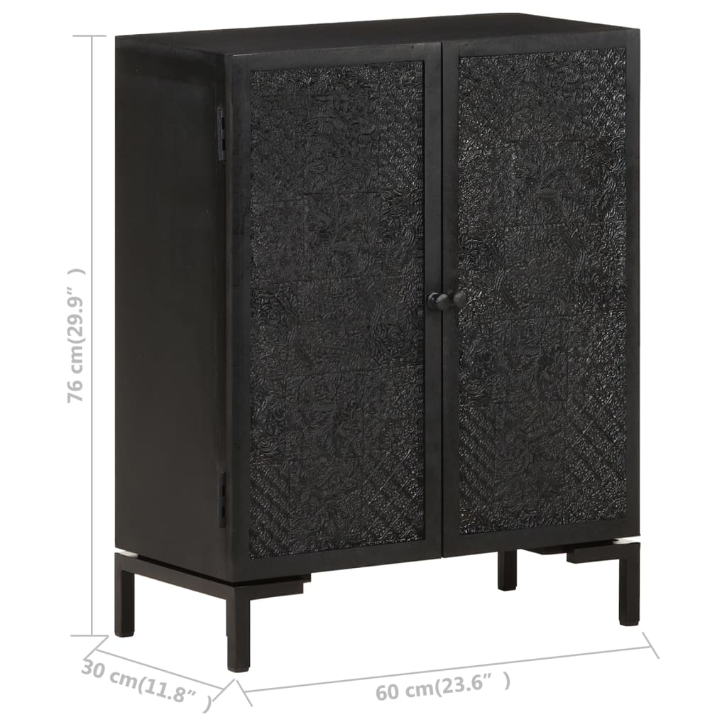 Credenza 60x30x76 cm in Legno Massello di Mango | homemem39