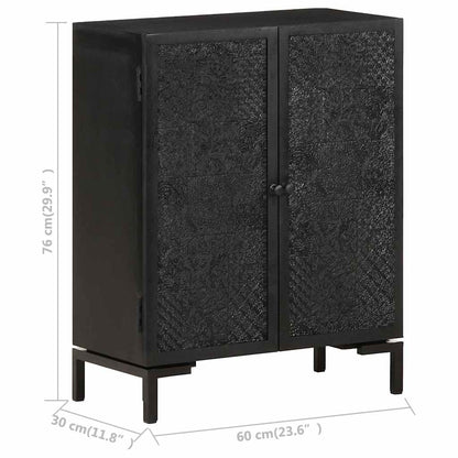Credenza 60x30x76 cm in Legno Massello di Mango