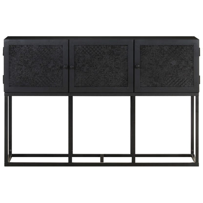 Credenza 115x30x76 cm in Legno Massello di Mango | homemem39