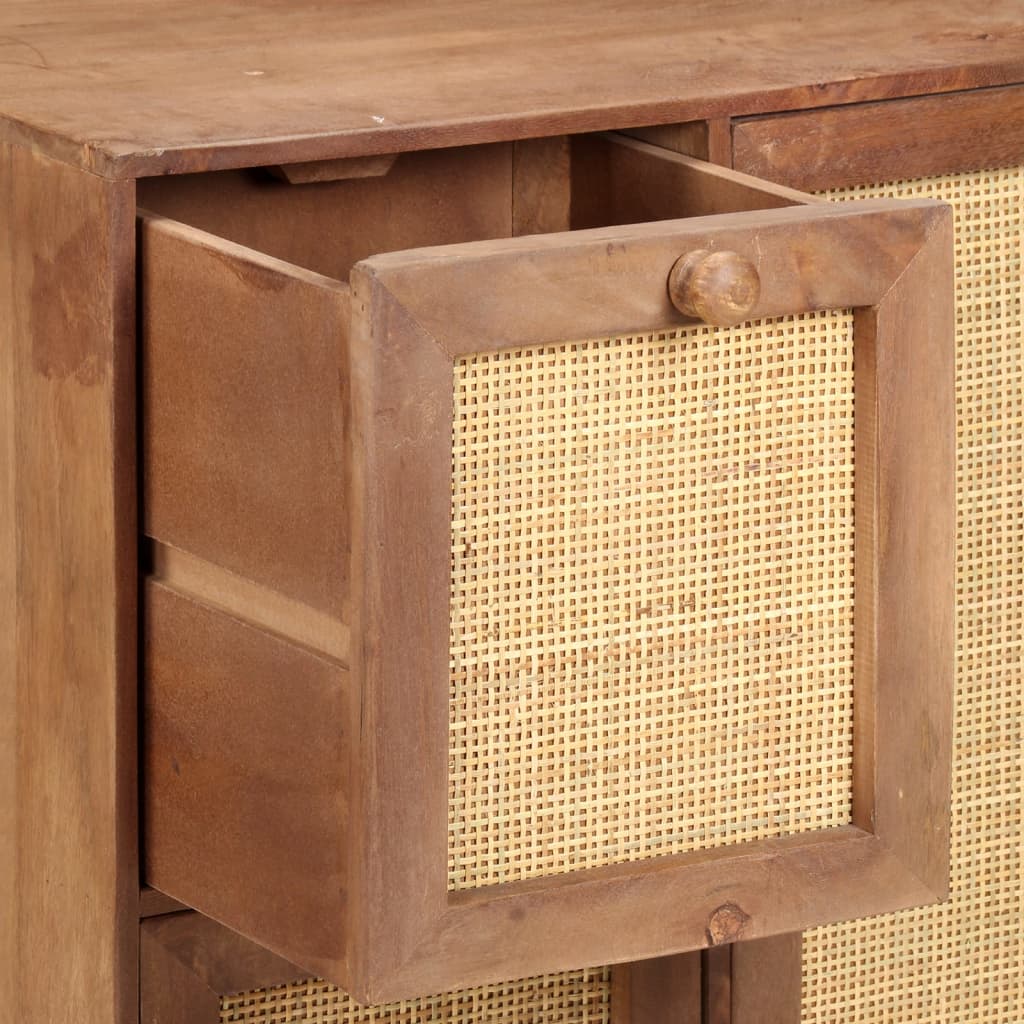Credenza 60x35x75 cm in Legno Massello di Mango | homemem39