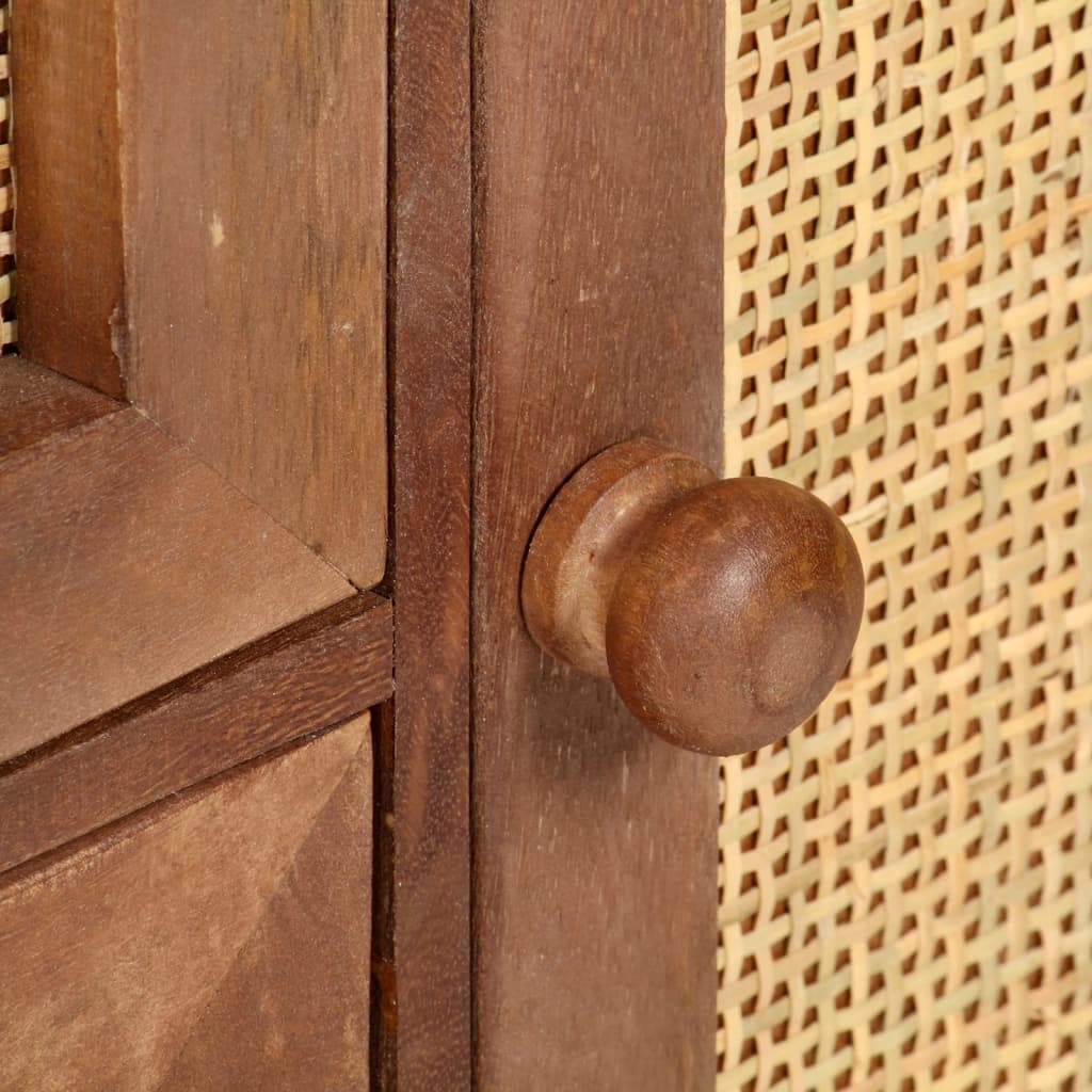 Credenza 60x35x75 cm in Legno Massello di Mango | homemem39