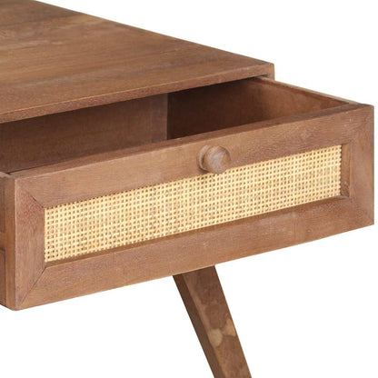 Tavolino da Salotto 100x60x40cm in Legno Massello di Mango