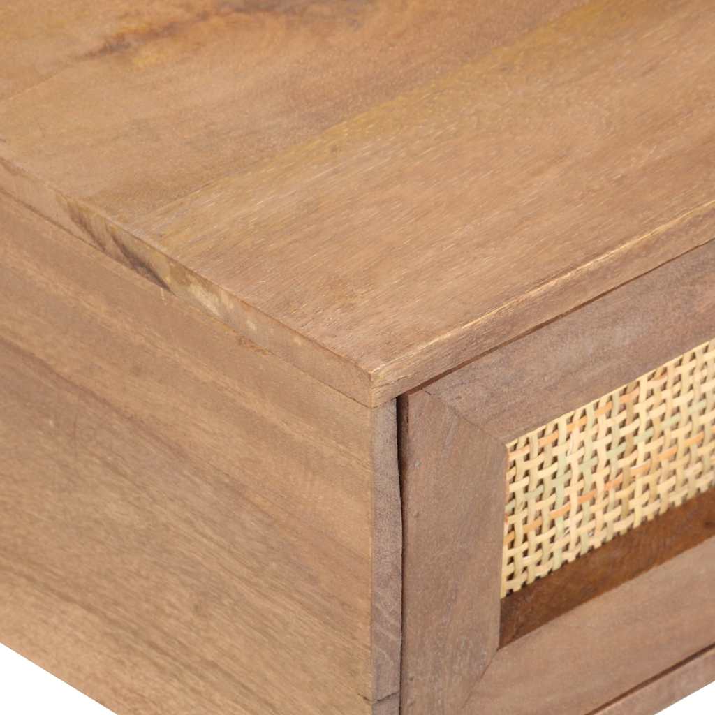 Tavolino da Salotto 100x60x40cm in Legno Massello di Mango