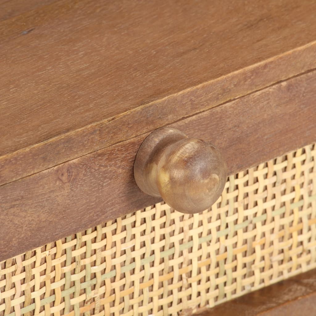 Tavolino da Salotto 100x60x40cm in Legno Massello di Mango | homemem39
