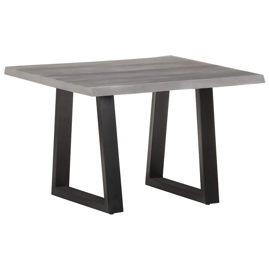 Tavolino da Salotto con Bordi Vivi 60x60x40 cm Massello Acacia | homemem39