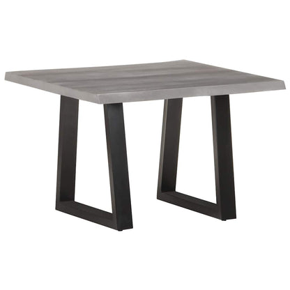 Tavolino da Salotto con Bordi Vivi 60x60x40 cm Massello Acacia | homemem39