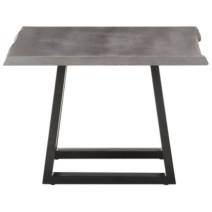 Tavolino da Salotto con Bordi Vivi 60x60x40 cm Massello Acacia | homemem39