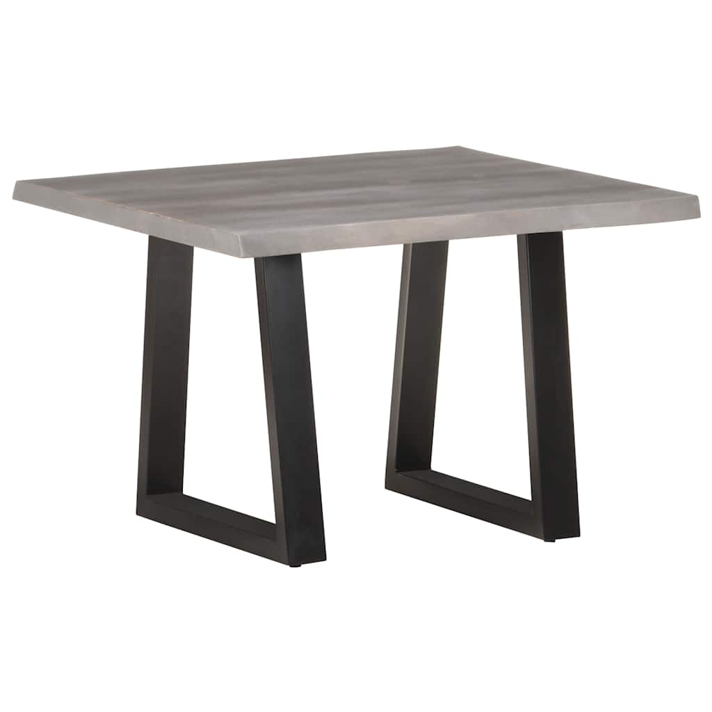 Tavolino da Salotto con Bordi Vivi 60x60x40 cm Massello Acacia | homemem39
