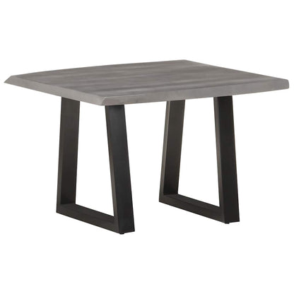 Tavolino da Salotto con Bordi Vivi 60x60x40 cm Massello Acacia | homemem39