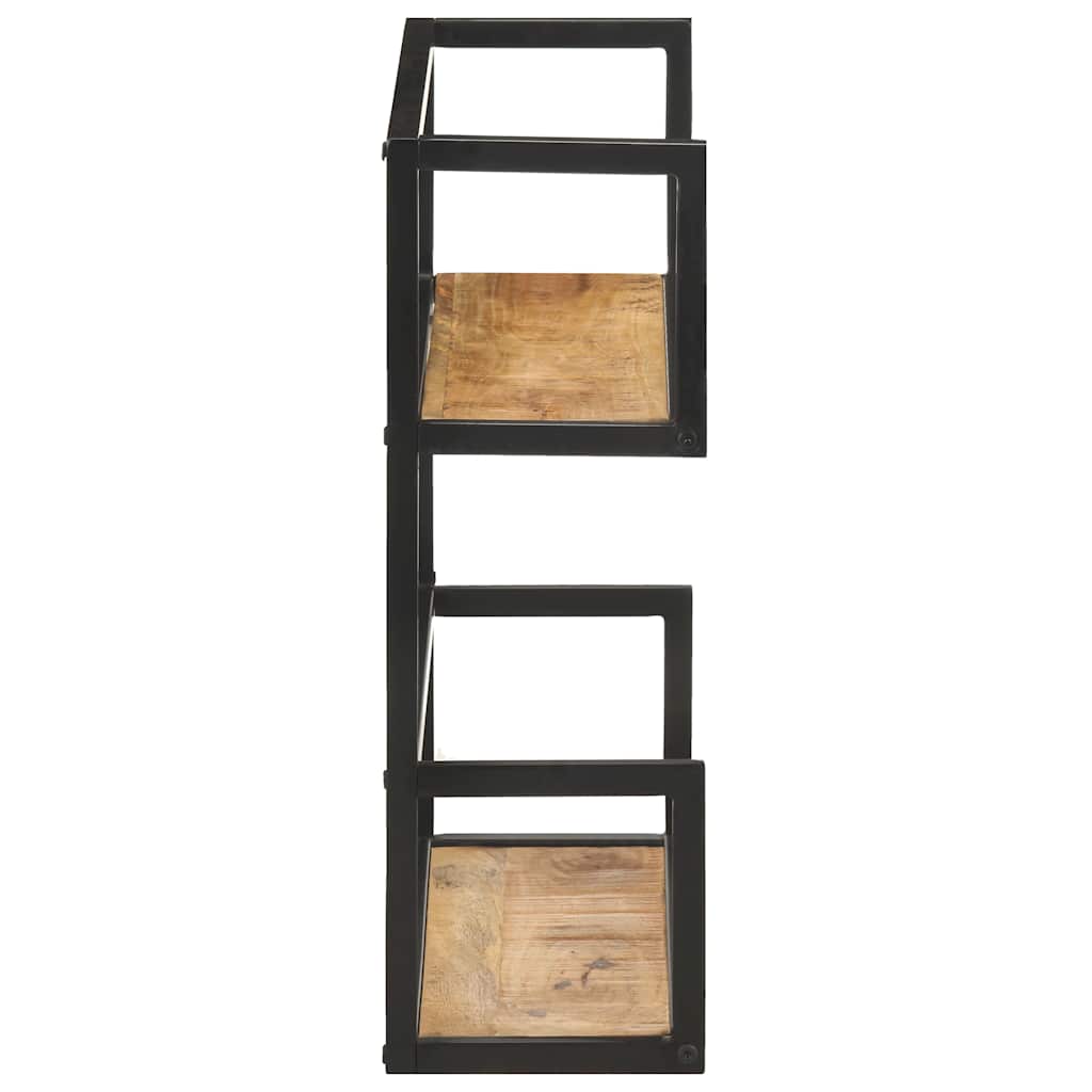 Scaffale a Muro 80x20x60 cm in Legno di Mango Grezzo | homemem39