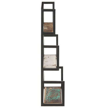 Scaffale a Muro 60x20x85 cm in Legno Massello di Recupero | homemem39