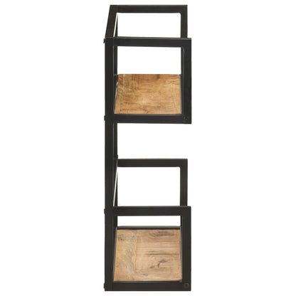 Scaffale a Muro 60x20x60 cm in Legno di Mango Grezzo | homemem39