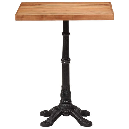 Tavolo da Bistrot 60x60x76 cm in Legno Massello di Acacia