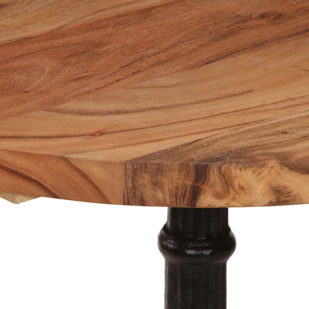 Tavolino da Bistrot Ø60x76 cm in Legno Massello di Acacia | homemem39