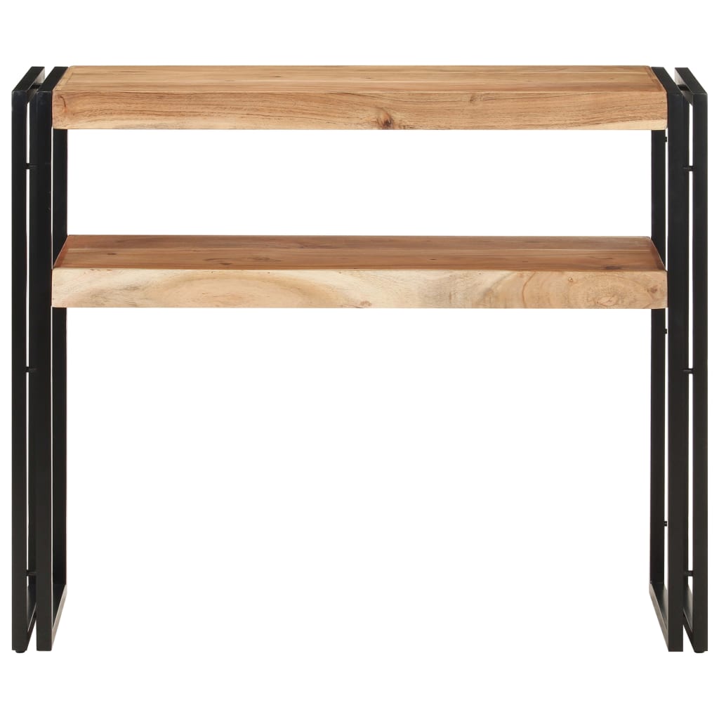 Tavolo Consolle 90x30x75 cm in Legno Massello di Acacia | homemem39