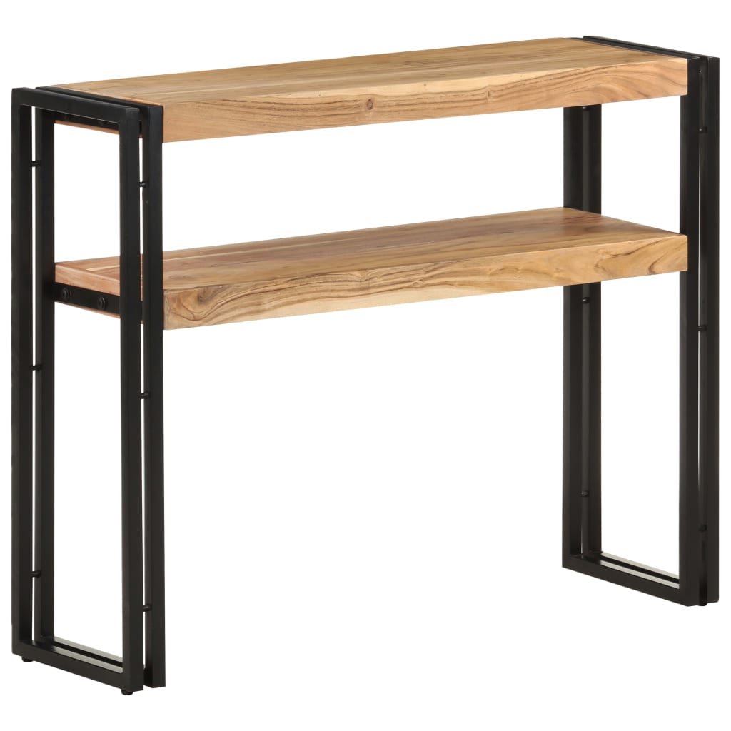 Tavolo Consolle 90x30x75 cm in Legno Massello di Acacia | homemem39