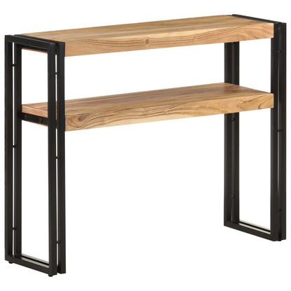 Tavolo Consolle 90x30x75 cm in Legno Massello di Acacia | homemem39